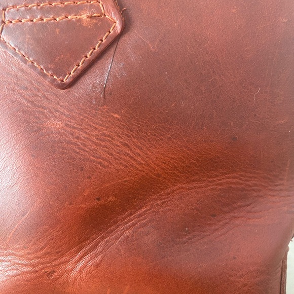 Sanita caramel cognac wood clog boot size 38 U. S. 7.5 - Picture 7 of 8